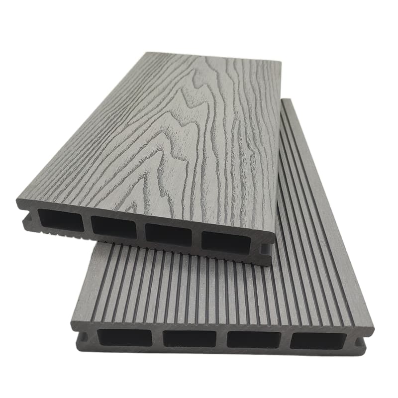 WPC 3D embossed decking board