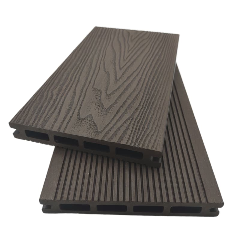 3D embossed wpc decking board